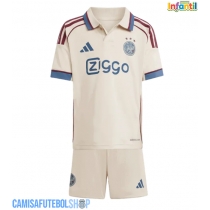 Camisa de time de futebol Ajax Oscar Gloukh #10 Replicas 3º Equipamento Infantil 2025-26 Manga Curta (+ Calças curtas)
